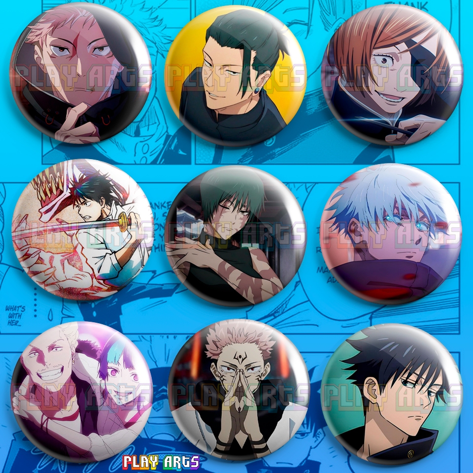 Bottons Broche Anime Jujutsu Kaisen