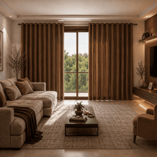 Cortina PREMIUM  6,00 x 2,50 - Decoração Quarto, Sala, Escritório Janela Inteira com Ótim…