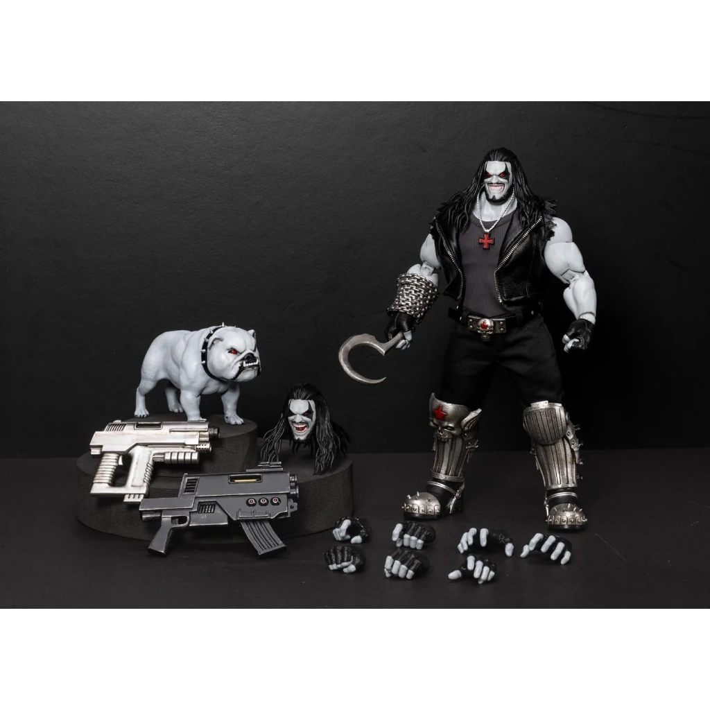 Figura Lobo Dc comics Beast Kingdom San Diego 2025 Versão Deluxe