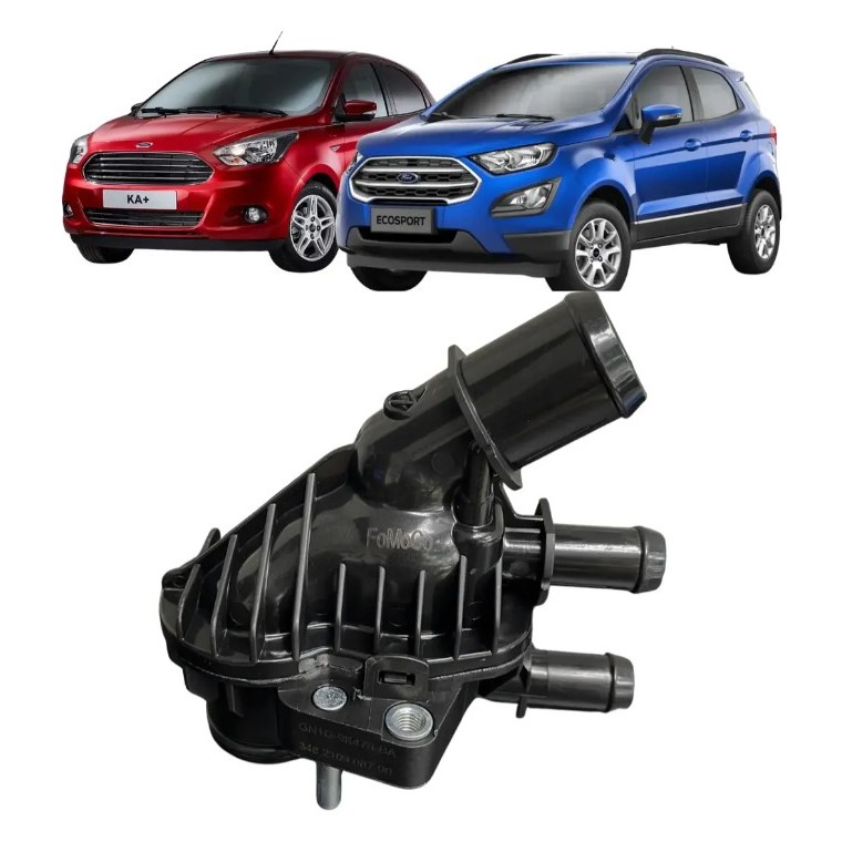Carcaça Válvula Termostática FORD Ecosport 1.5 3cc 2017 à 2021 FORD Ka 1.5 3cc 2017 à 2021