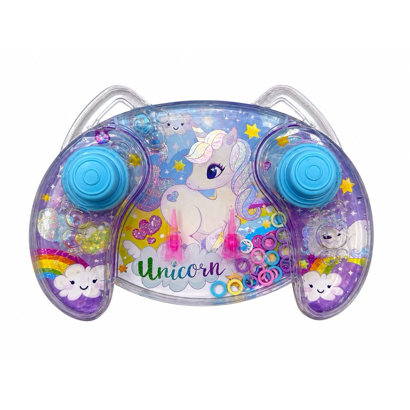 Aquaplay jogo de argolas água de plástico unicórnio dinossauros
