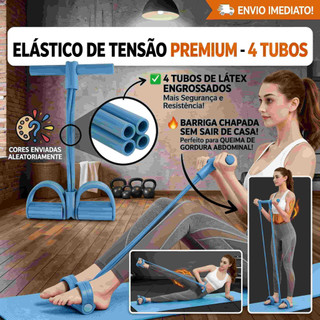 Elástico Extensor de Exercícios Pull Reducer Multi Função Academia Em Casa Uso Profissional