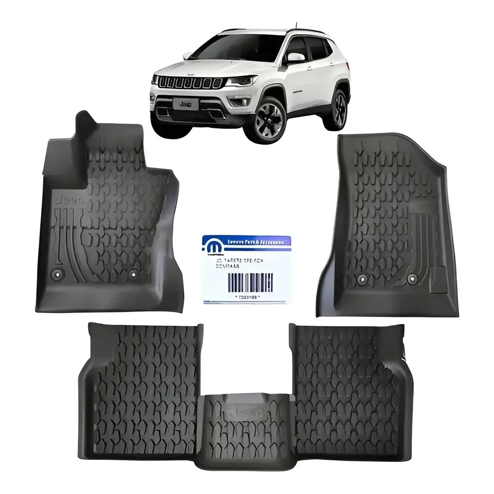 Tapete Bordas Elevadas Jeep Compass Mopar Jeep 7093199