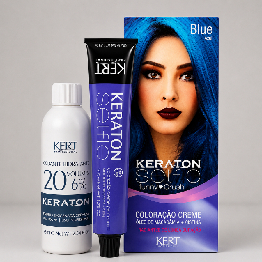 Tintura Permanente Keraton Selfie My Crush 50g Cores Vibrantes