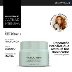 Máscara de Reconstrução Profunda e Reposição de massa | Proboo Fiber 500g