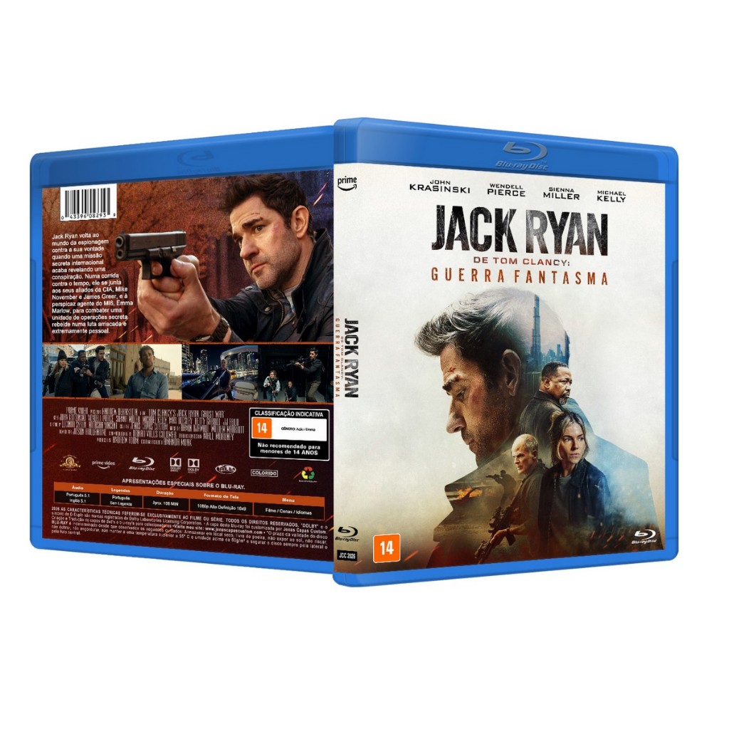 Blu-ray: Jack Ryan De Tom Clancy - Guerra Fantasma DUB/LEG [PERSONALIZADO]