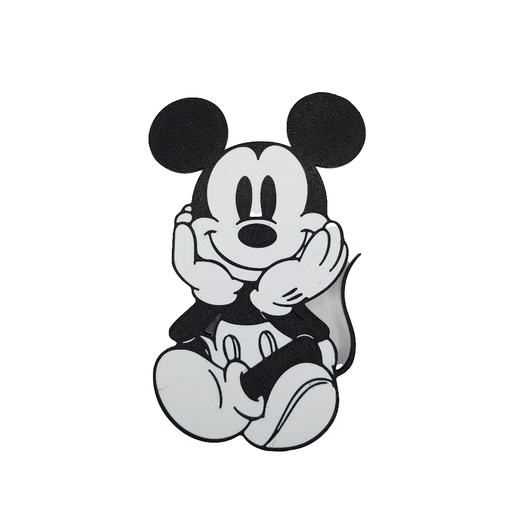 Mickey Mouse 3D Decorativo Colecionável Geek