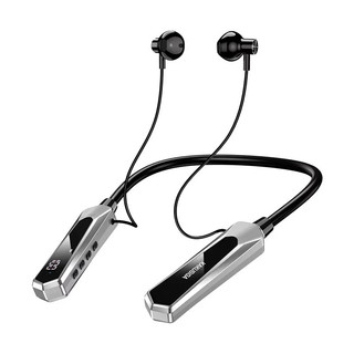 Fone de Ouvido Bluetooth Neckband Sem Fio Com Display Digital Bluetooth 5.3 Esportivo e E…