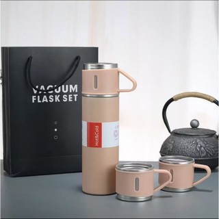 Caneca Garrafa Térmica Vacuum Bottle Inox Bebidas Fria ou Quente 500ml, Disponível em Vár…