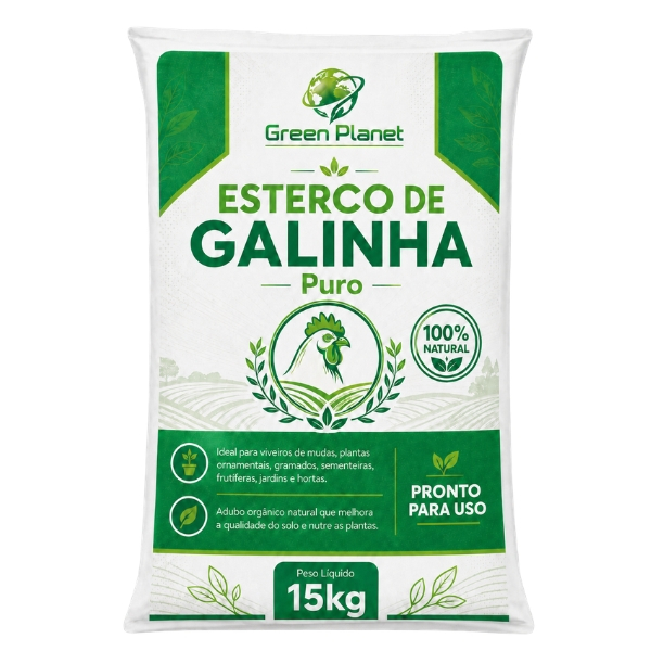 Esterco de Galinha 100% Natural - Escolha a Quantidade!