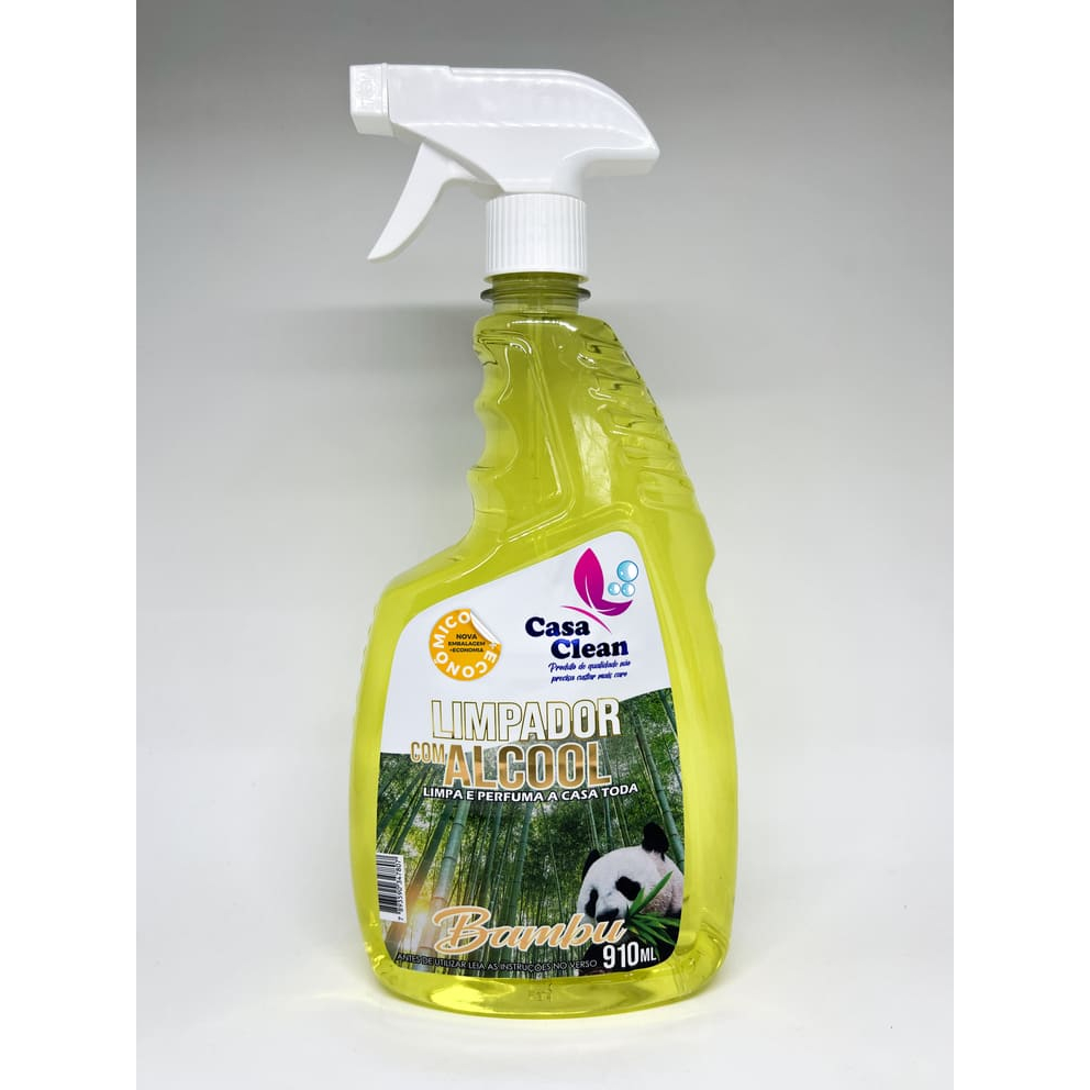 Limpador Com Alcool Casa Clean 910ml Fragrâncias