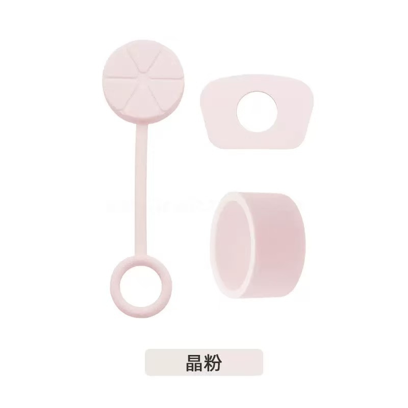 Detalhes do Tampas Silicone Anti-Vazamento 3 Peças, Compatível Copos Canudo SUGAW