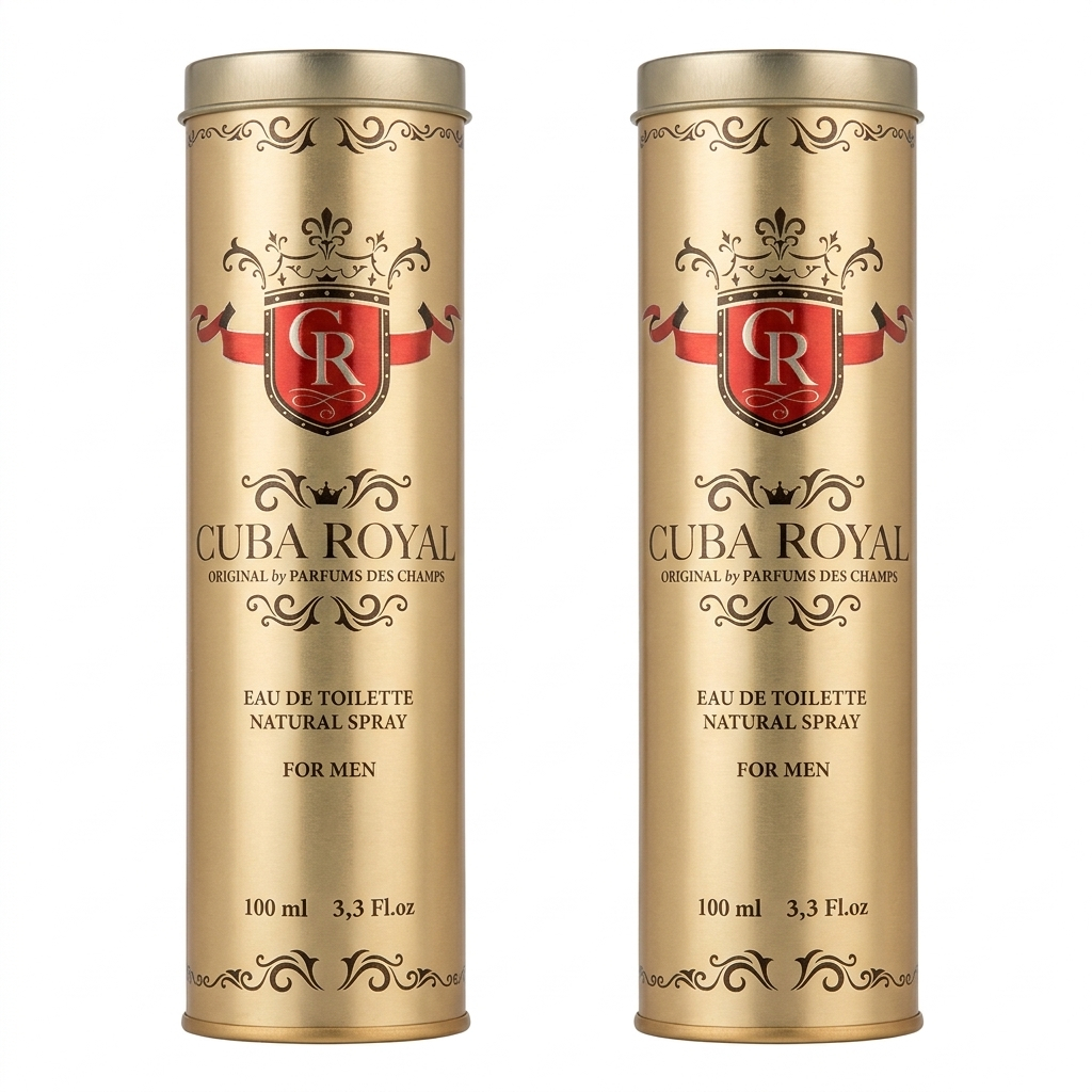 Kit 2 Perfumes Cuba Royal 100ml Edt Original Com Selo ADIPEC