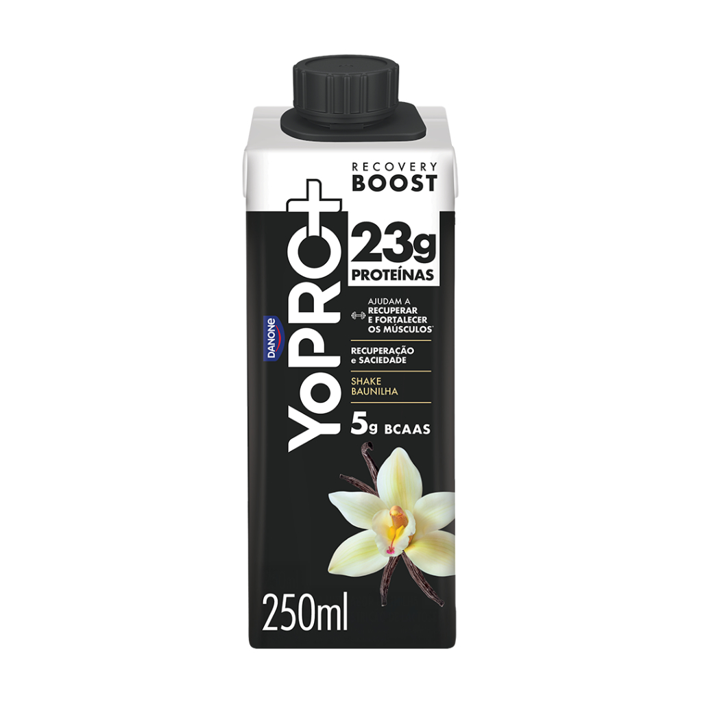 Kit com 12 YoPRO Bebida Láctea UHT Baunilha 23g de proteínas 250ml — imagem 2 de 2
