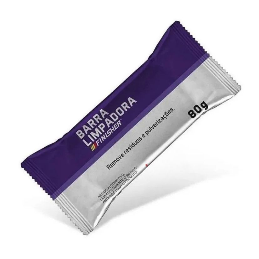 Barra Limpadora 80g Clay Bar de Média Agressividade Para Pintura Automotiva Finisher