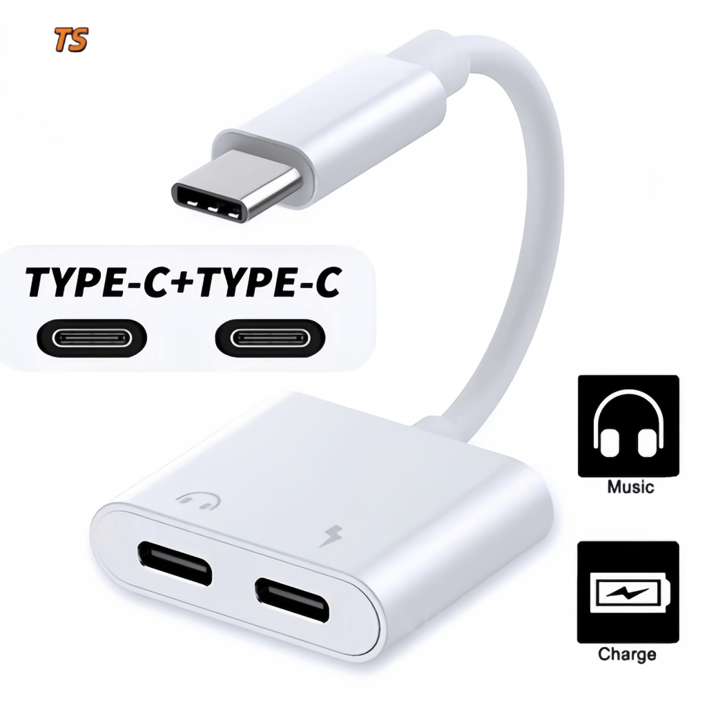Adaptador Tipo C Para De Fone Ouvido de Tipo C Usb C Carregador Celular Tipo C