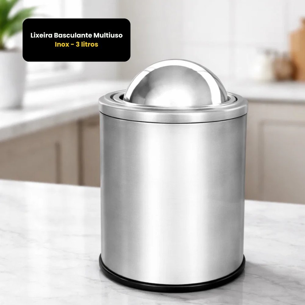 ira Basculante Multiuso Inox - 3 litros