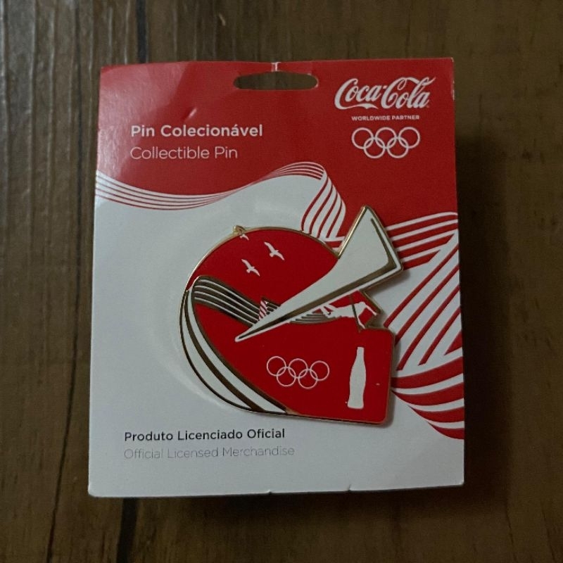 Pin Oficial CocaCola Olimpíadas Rio de Janeiro 2016 - Asa-delta
