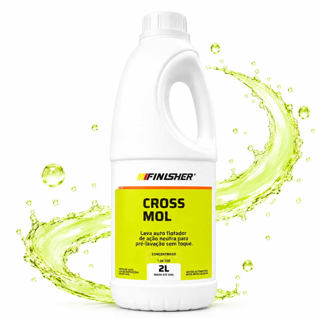 Detergente Pré-lavagem Cross Mol Finisher 2l Flotador Para Lavagem Automotiva