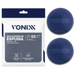 Kit com 2 Aplicadores Espuma Super Macia 100% Poliéster Vonixx