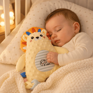 Naninha Pelúcia Sensorial Infantil Com Mordedor Para Bebe Brinquedo Macio Acalma Antiestresse