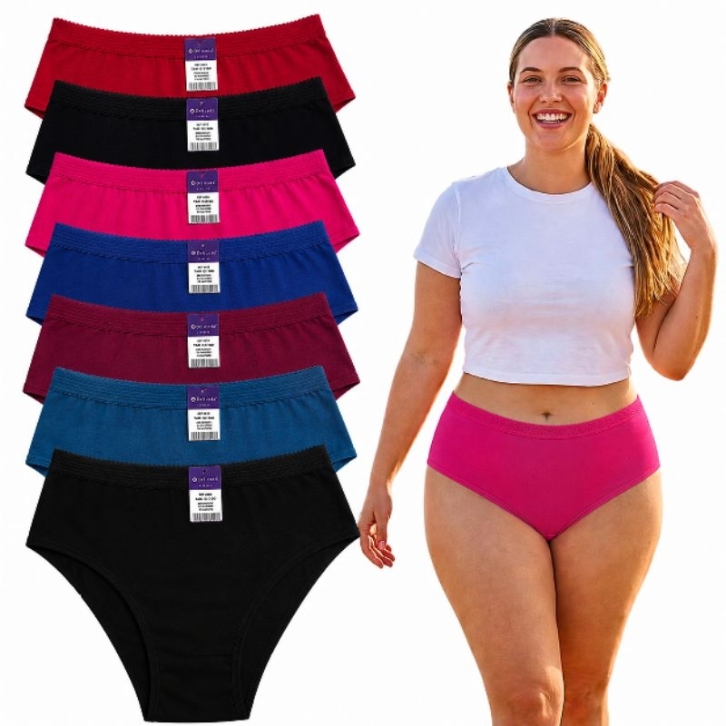 Kit 10 Calçolas extra gg Plus Size de microfibra Conforto Máximo e Cobertura Ideal lingerie feminina