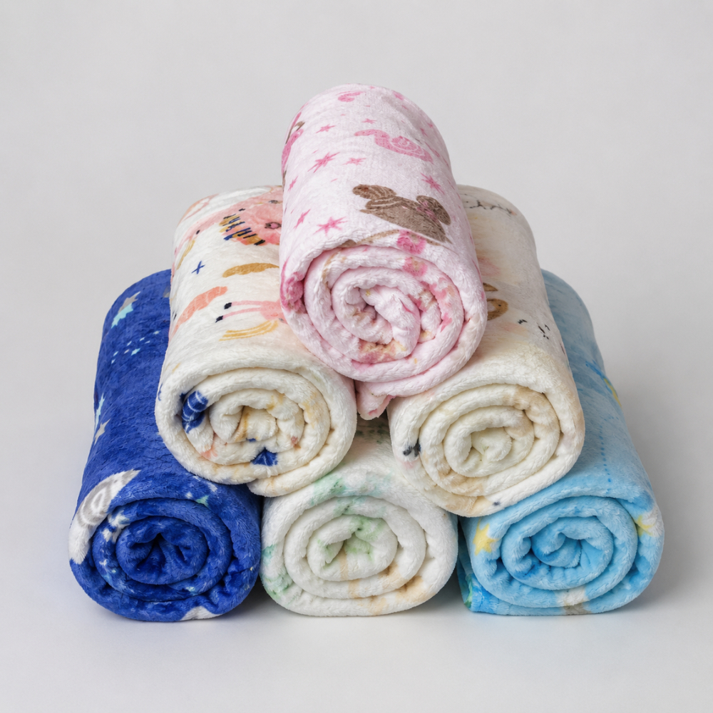 Kit Manta Cobertor Para Bebe Infantil ou Pet Microfibra Antialérgico Barato Mantinha para Cachorro