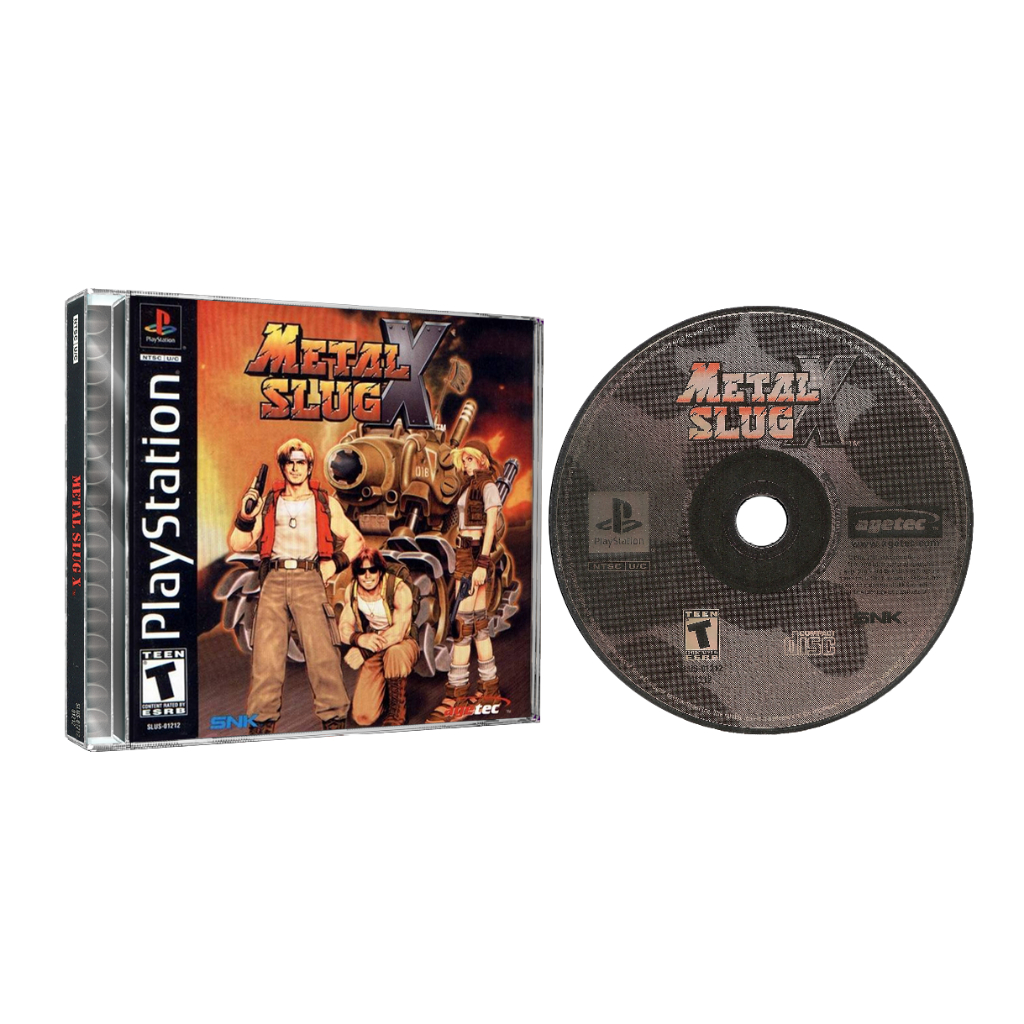 Jogo Metal Slug X Para PS1 Playstation 1