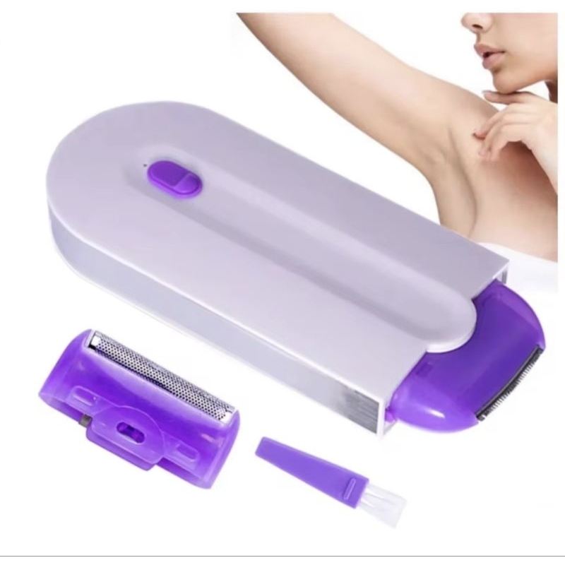 Depilador Portatil Laser Corporal Recarregável C/IuzCor Branco para Ambos os Gêneros