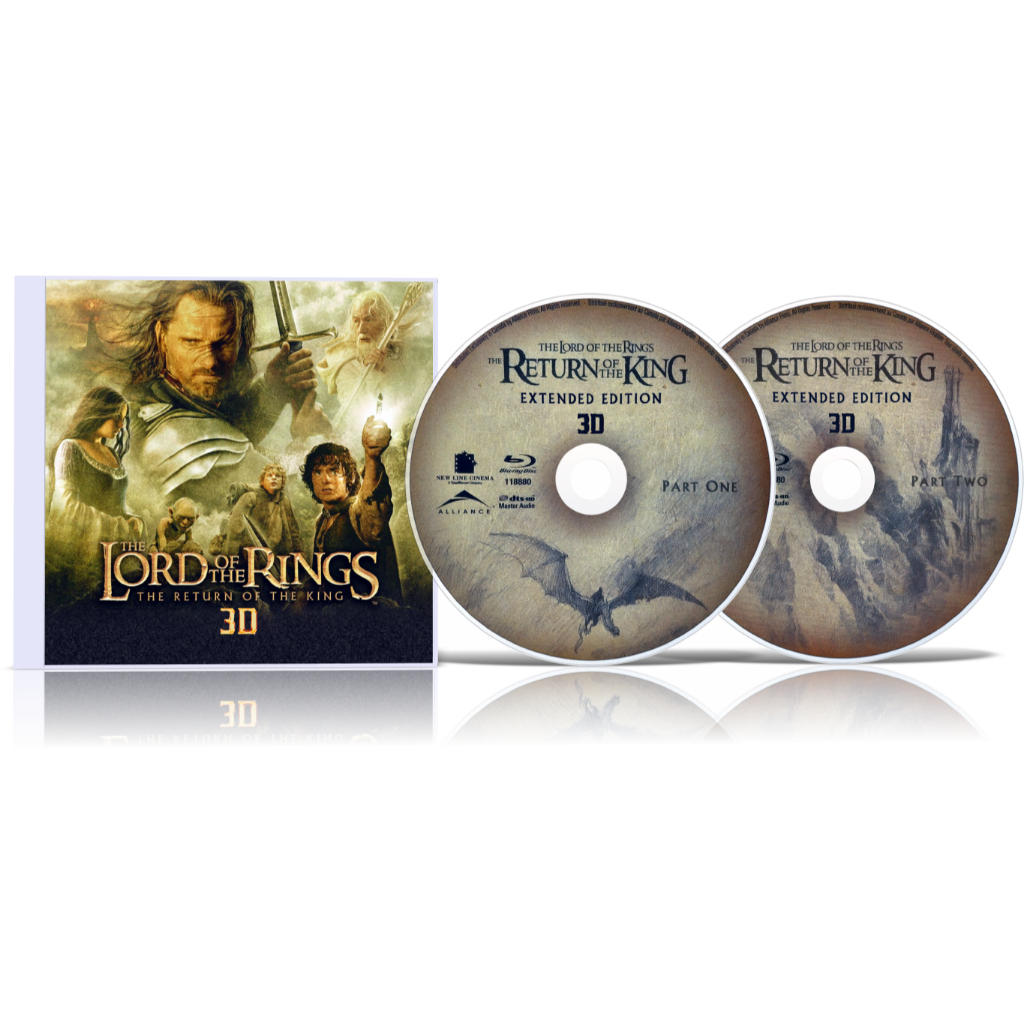 O Senhor Dos Anéis: O Retorno do Rei (versão estendida) CD Boxe Duplo Disc. 3D
