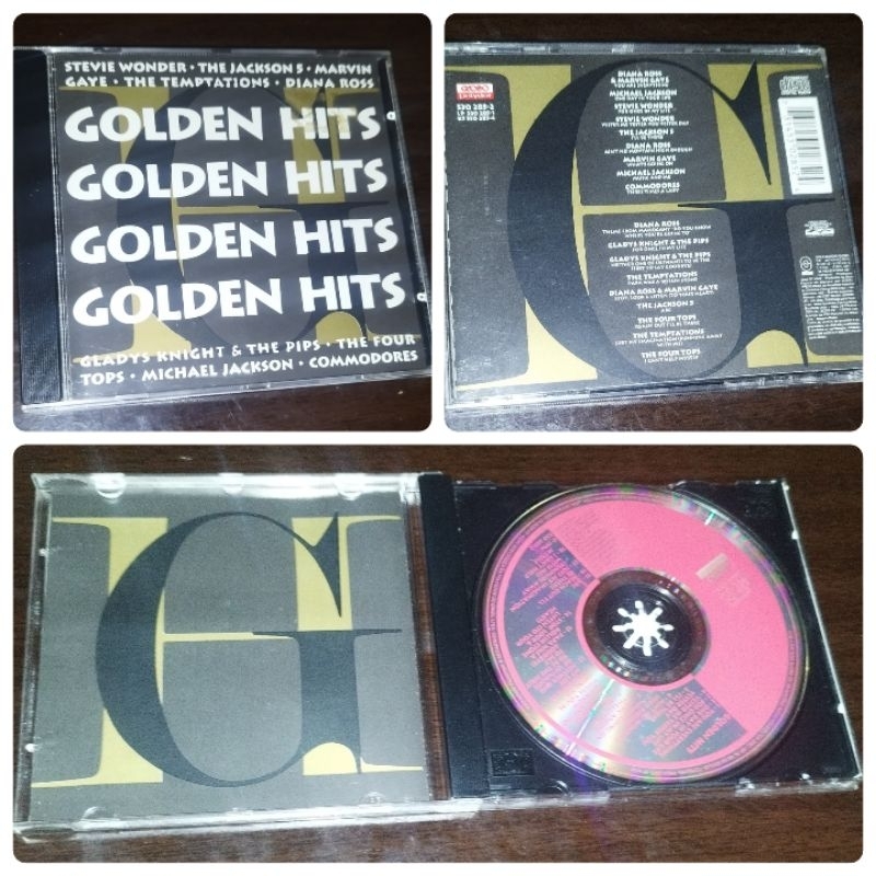 CD Golden Hits Vários Artistas Stevie Wonder Michael Jackson Diana Ross Commodores ORIGINAL