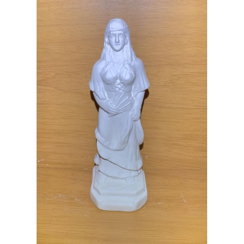 Imagem Cigana Sandra Rosa 21cm em gesso cru