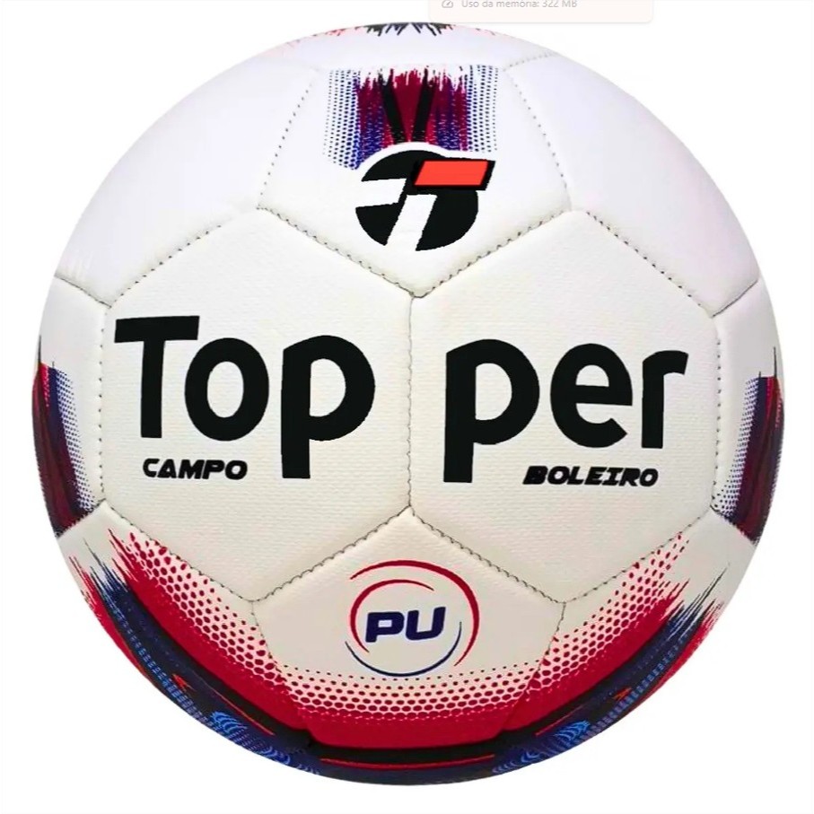 BOLA DE FUTEBOL CAMPO TOPPER BOLEIRO 2025 HIBRID PROFISSIONAL RESISTENTE