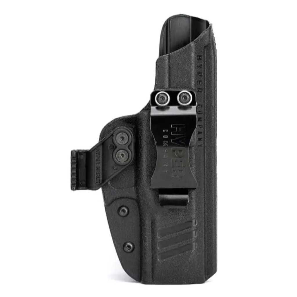 Coldre velado Glock G17, G18, G19, G20, G21, G22, G23 e G25 + Chaveiro Glock preto