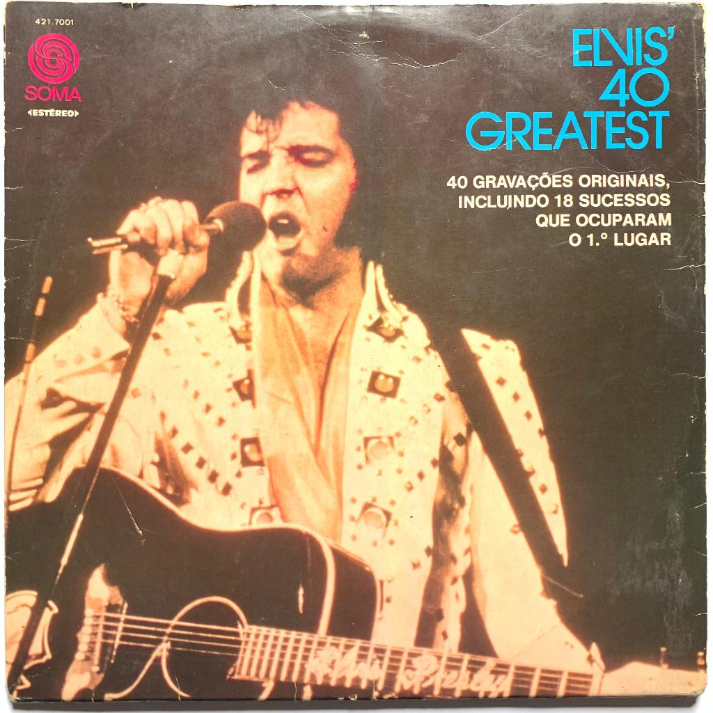 LP Duplo - Elvis Presley - Elvis' 40 Greatest Hits (Ótimo Estado - Gatefold)