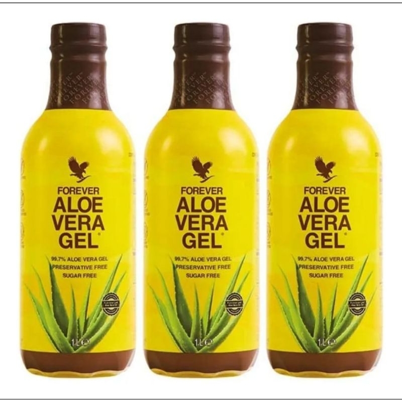 Forever Living Suco de Aloe Vera Gel 3 L - Rico em Vitaminas, Livre de Glúten, Vegano