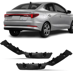 Par/UN Suporte Guia Parachoque Traseiro Hb20 Sedan 2023 2024 2025 1ª Linha Novo