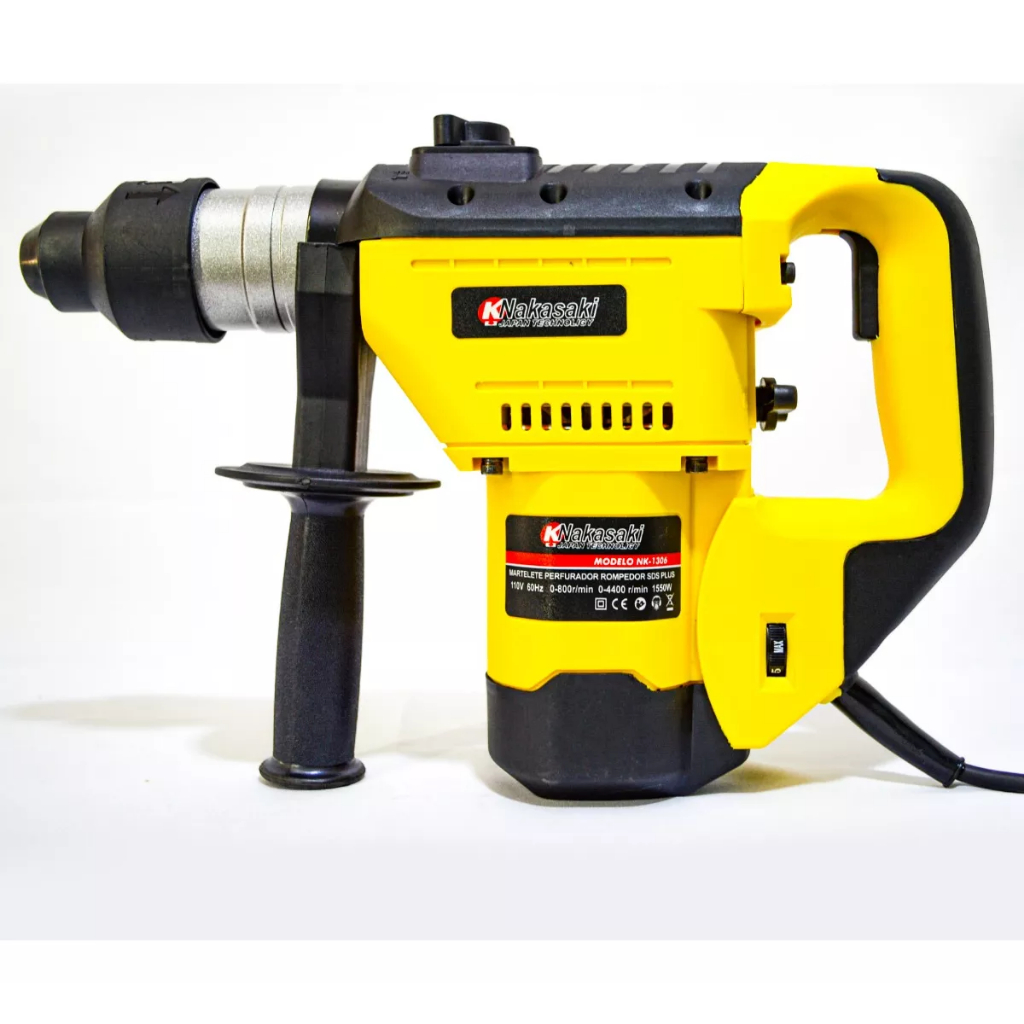 Martelete Demolidor Rompedor E Furadeira Sds Plus 5j 2300W NK