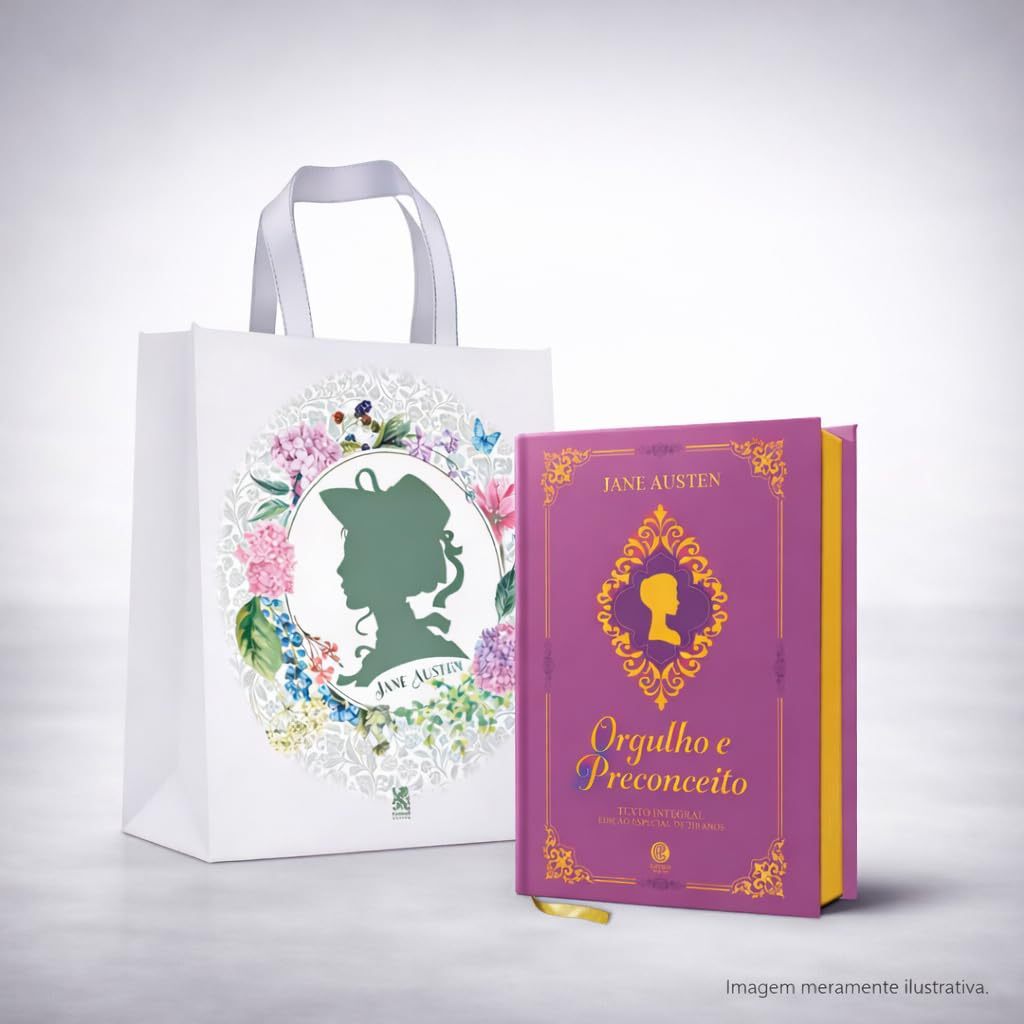 Orgulho e Preconceito – Jane Austen | Capa Dura | Edição de Luxo | Ecobag