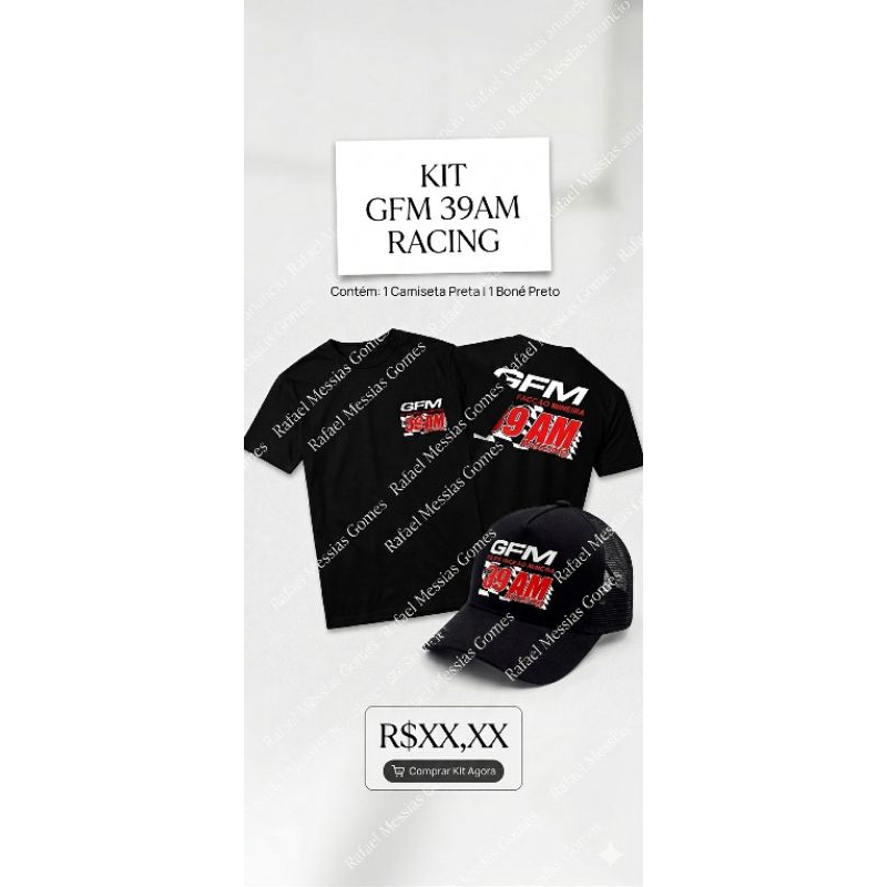 lindo kit lançamento camiseta e boné basico trucker. camisa + boné.