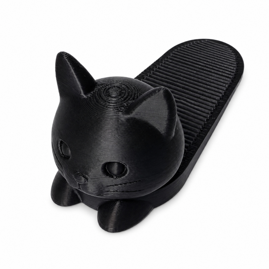 BATENTE DE PORTA GATINHO DECORATIVO – PRATICIDADE E CHARME PARA SUA CASA! — imagem 2 de 2