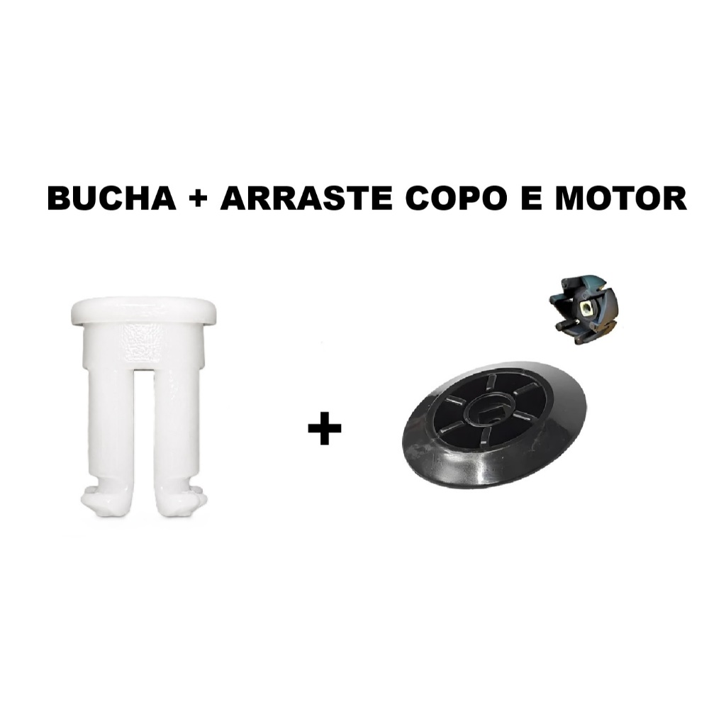 Bucha Antivazamento E Arraste Acoplador Copo E Motor Liquidificador Mondial