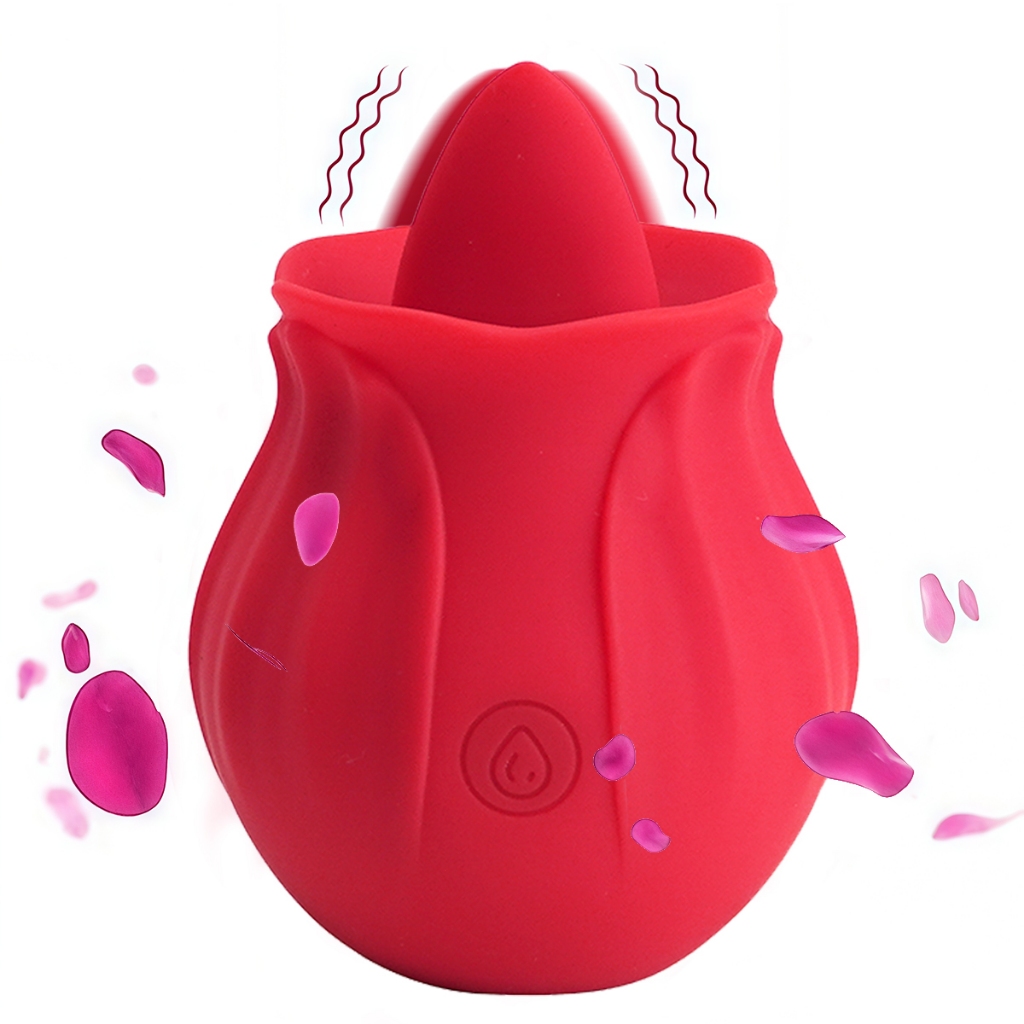 Vibrador com Língua para Clitóris e Ponto G | 7 Modos | Silicone Macio, Impermeável e Recarregável por USB