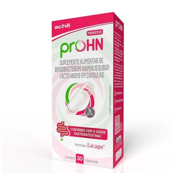 Prohn Probiótico Com 30 Cápsulas Saúde Gastrointestinal