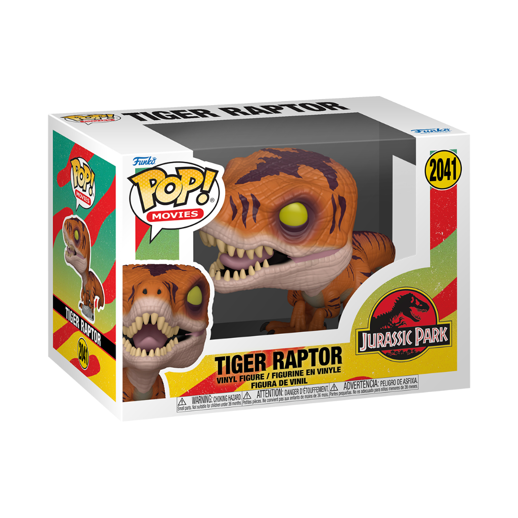 Funko Pop Tiger Raptor 2041 Jurassic Park