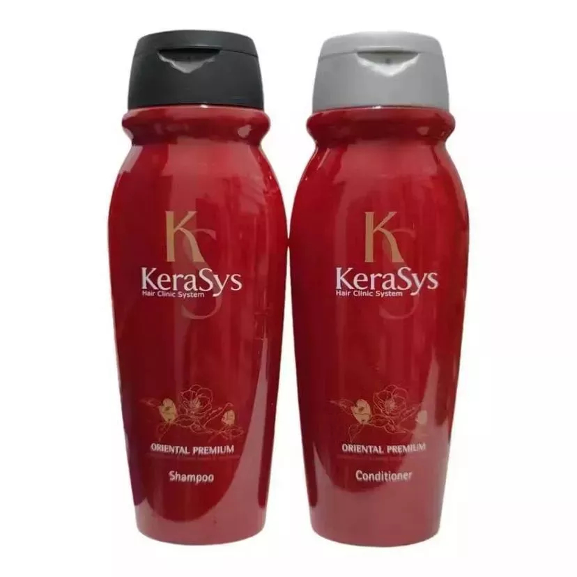 Kerasys Red Camellia Oil ORIENTAL KIT Shampoo e Condicionador Premium 200ML