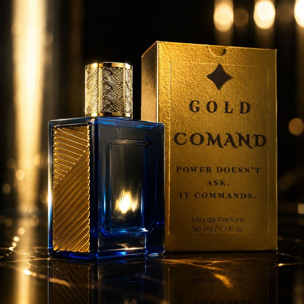 N&V Diamond Gold Command 50ml Perfume Masculino Luxo Premium Alta Fixação Exclusivo