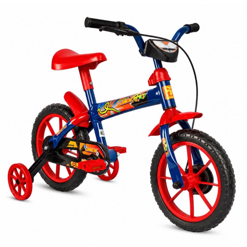 Bicicleta Infantil Aro 12 Verden Completa com Rodinhas Cestinha e Rodinhas Resistente e Segura