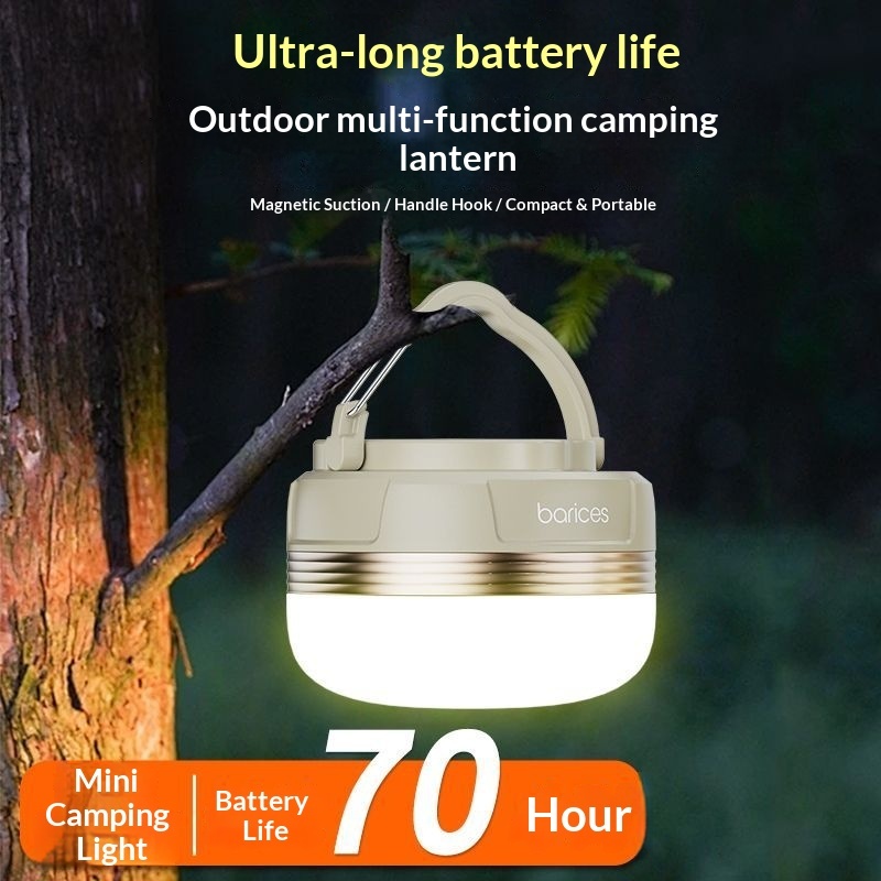 Camping lamp, tent lamp, canopy ambiance lamp, portable outdoor camping lamp, rechargeable lighting lamp