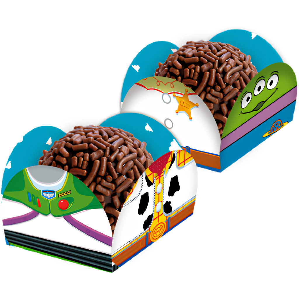 Porta Forminha Brigadeiro Doces Toy Story 5 C/40 Unidades Festcolor